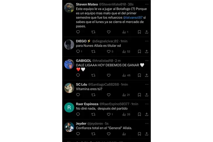 Captura de X