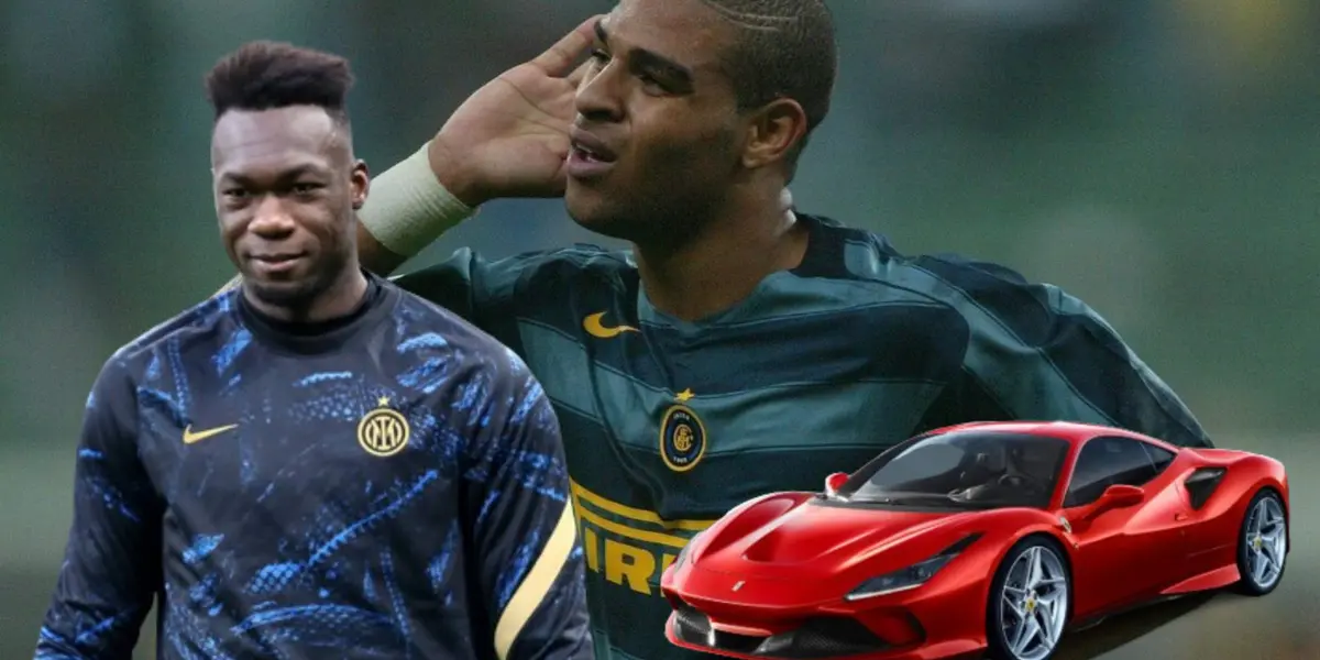 Felipe Caicedo no fue el único, el ecuatoriano que jugó en el Inter y se subió al Ferrari de Adriano