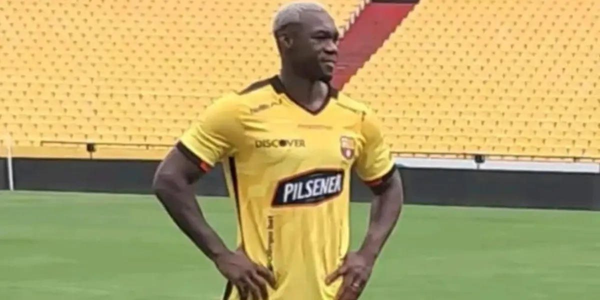 Felipe Caicedo en Barcelona SC / Foto tomada de: API