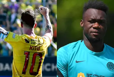 Felipe Caicedo ha ilusionado a los hinchas de Barcelona SC porque es hinchas del equipo y ha dicho que le gustaría ponerse la amarilla