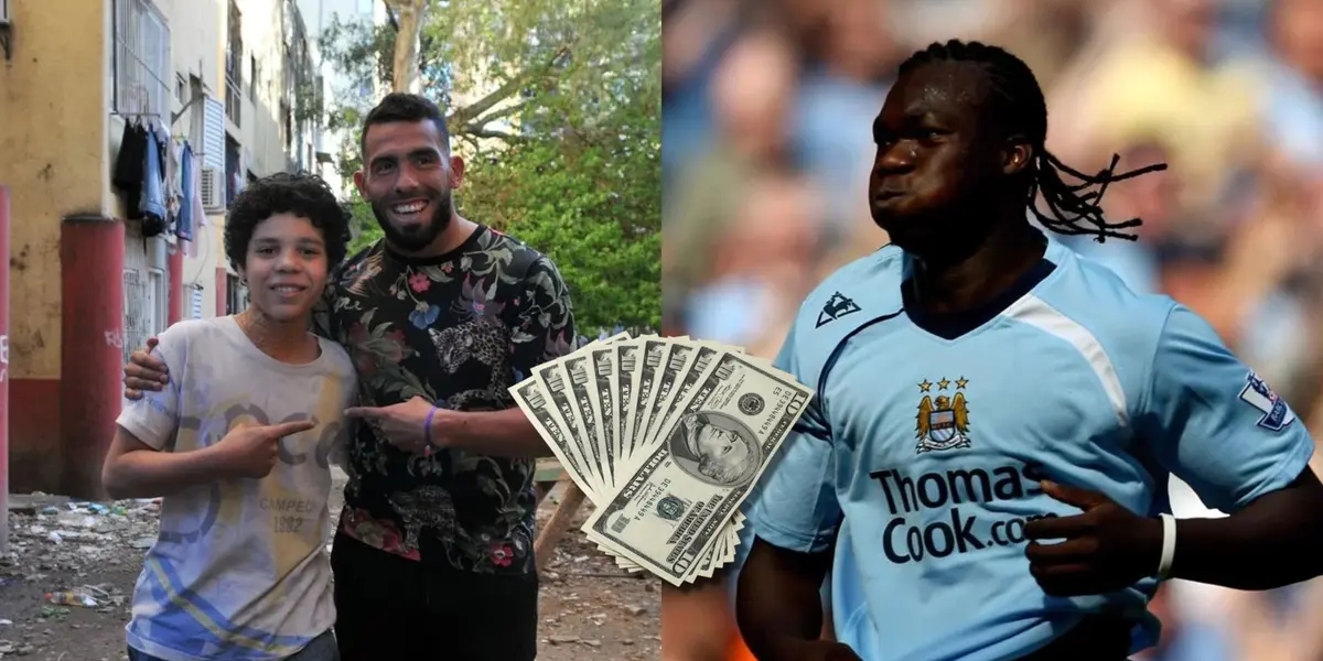 Felipe Caicedo hizo esto con su primer salario en el fútbol, en cambio Tévez no dudó en gastarlo en 10 casas con lo que le dio Boca Juniors