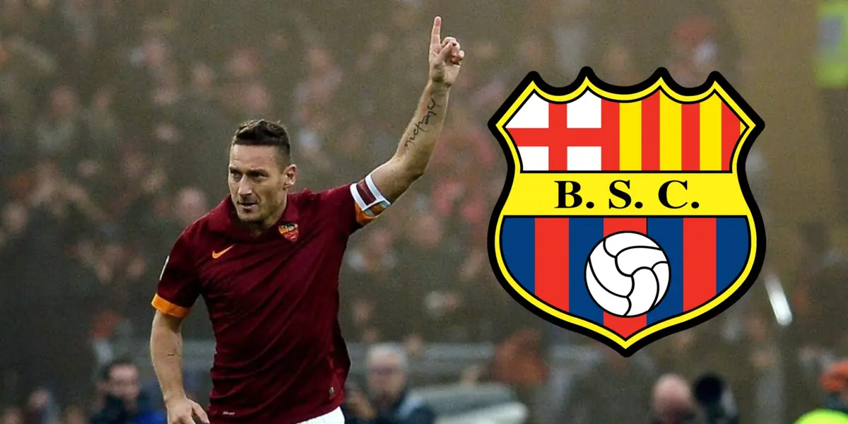 Francesco Totti y Barcelona SC / Foto de: El Futbolero Ecuador