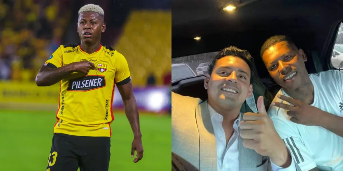 Gabriel Cortez tuvo un recibimiento tras salir de prisión y dejó un guiño para Barcelona SC