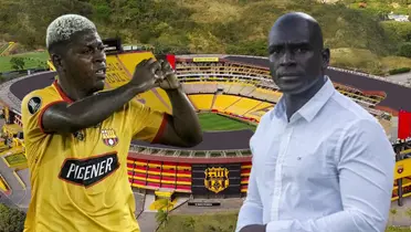 Gabriel Cortez y Segundo Alejandro Castillo (Foto tomada de: Barcelona SC/API/API)