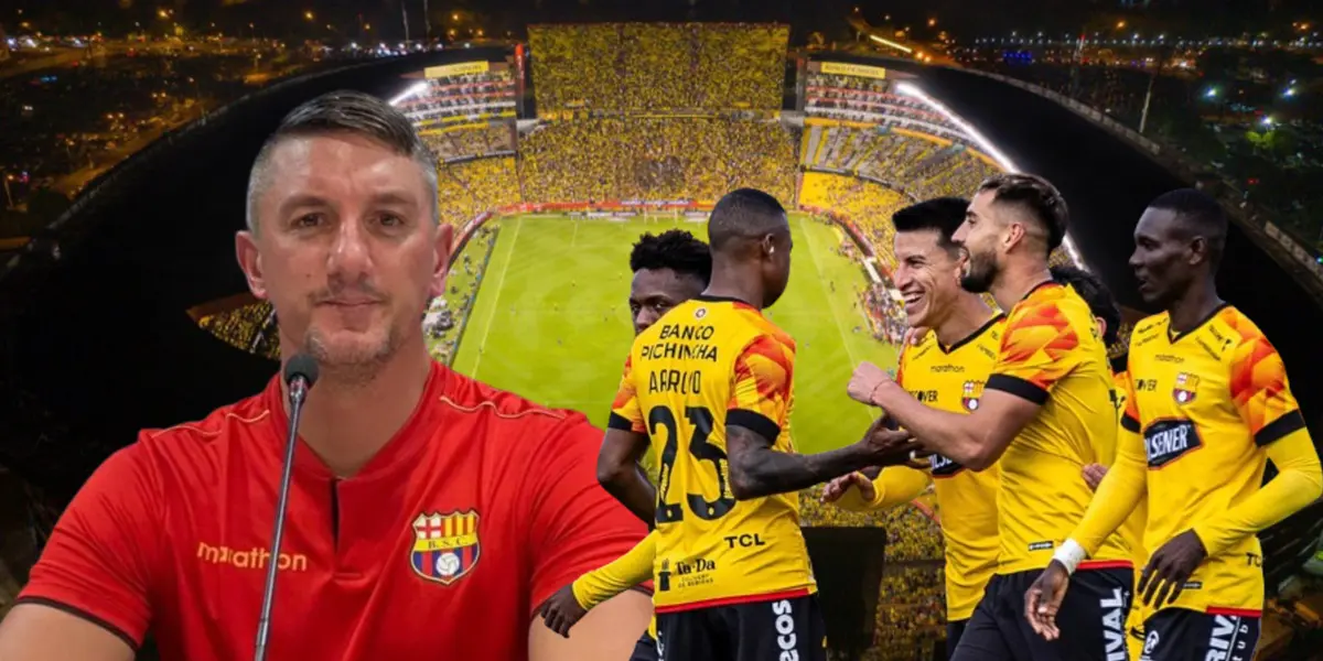 Le echó la culpa a los jugadores y la decisión que tomaron con Corengia en Barcelona SC