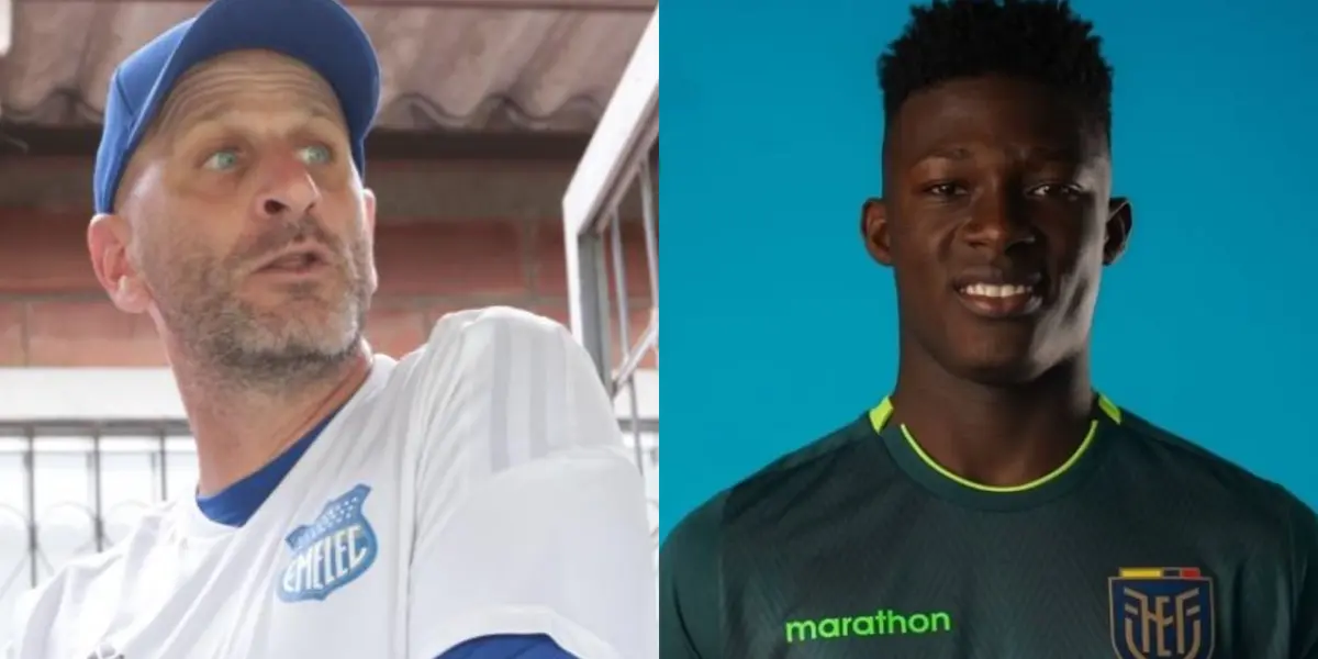 Gilmar Napa fue la gran figura de la Selección Ecuatoriana Sub-20, que contrató Emelec para este 2023
