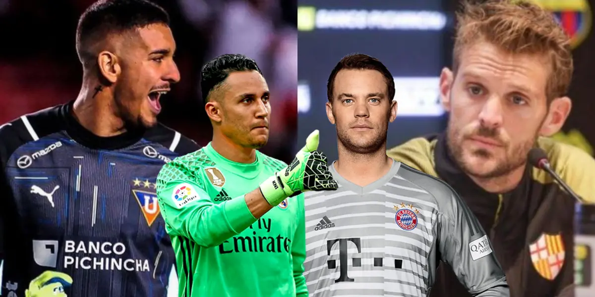 Gonzalo Falcón quiere seguir siendo el guardián de Liga de Quito y por ello entrena a tope, como en el Viejo Continente lo hacen Keylor Navas y Manuel Neuer