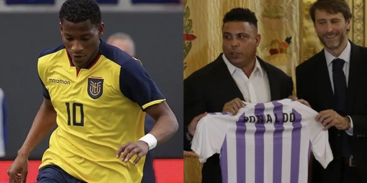 Gonzalo Plata espera tener minuto en Real Valladolid y aunque esperaba tener la 10 como en la Selección Ecuatoriana, Ronaldo le dio otro número menos protagónico