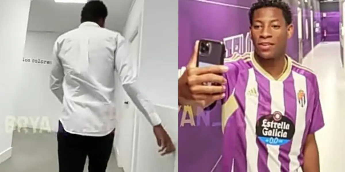 Gonzalo Plata fue fichado de manera oficial por el Real Valladolid, pero hubo un video que nadie vio