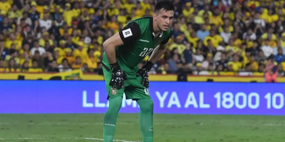 Gonzalo Valle portero de Ecuador 