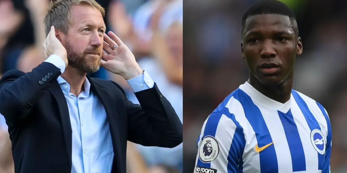 Graham Potter le dio un golpe bajo al ecuatoriano Moisés Caicedo 