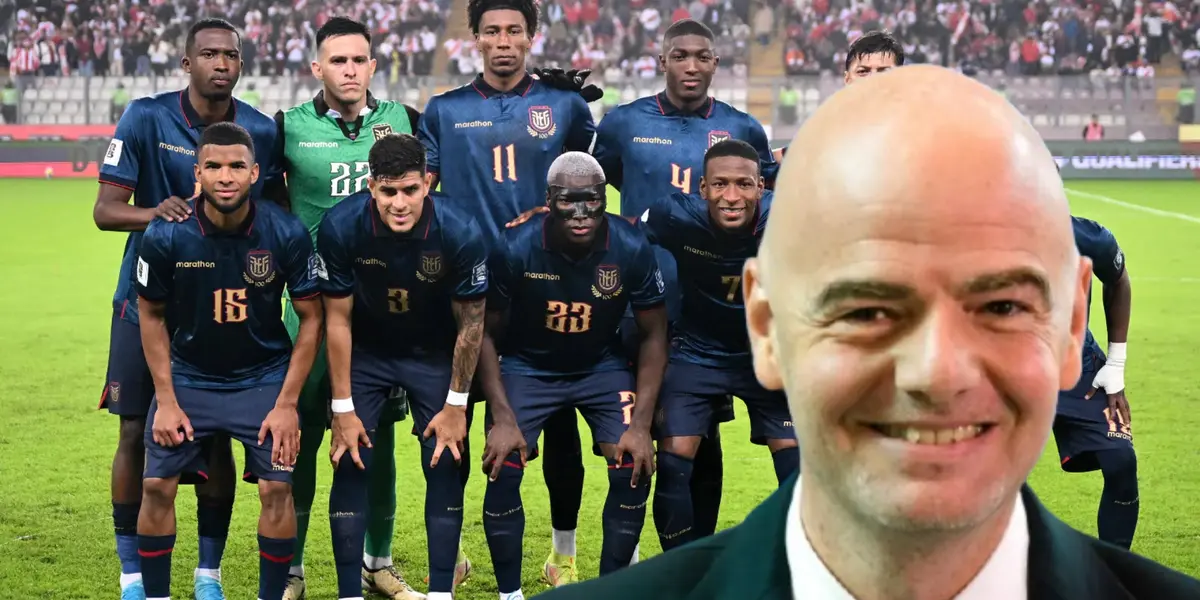 (VIDEO) Así fue como Infantino le dio el mensaje de bienvenida a Ecuador al Mundial