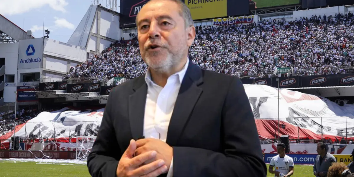 Isaac Álvarez dirigente de LDU