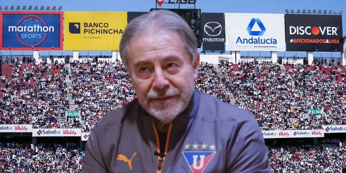 Isaac Álvarez dirigente de Liga de Quito