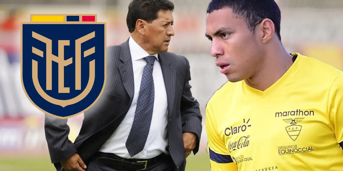 Jefferson Montero durante su etapa en la Selección de Ecuador y Sixto Vizuete (Fuente: El Universo)