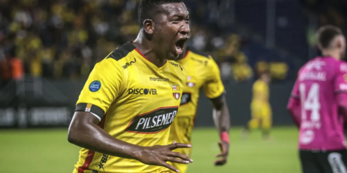 Jhon Jairo Cifuente en Barcelona SC / Foto tomada de: API