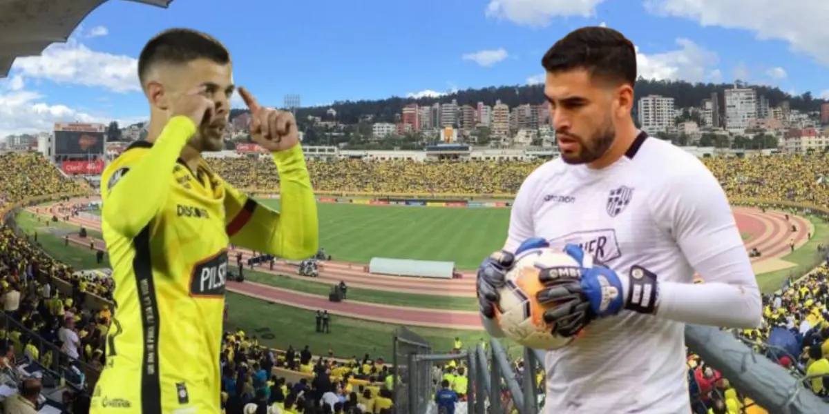 Muchos ya no lo quieren en Barcelona SC y esto hizo Joaquín Valiente con Víctor Mendoza durante el gol