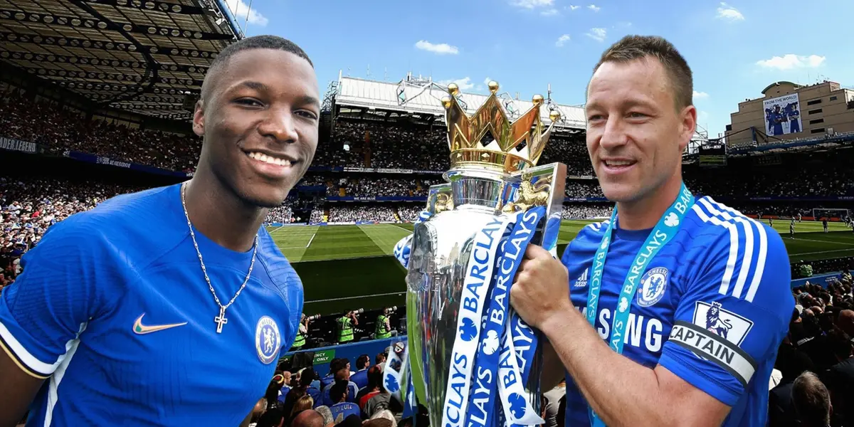 No ocultó la emoción, el recibimiento de John Terry a Moisés Caicedo en ...