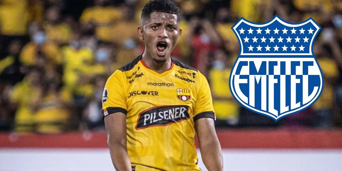 Jonathan Perlaza demostró que no jugaría en Emelec