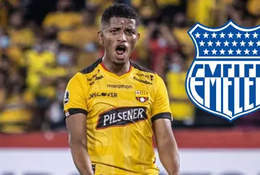 Jonathan Perlaza demostró que no jugaría en Emelec
