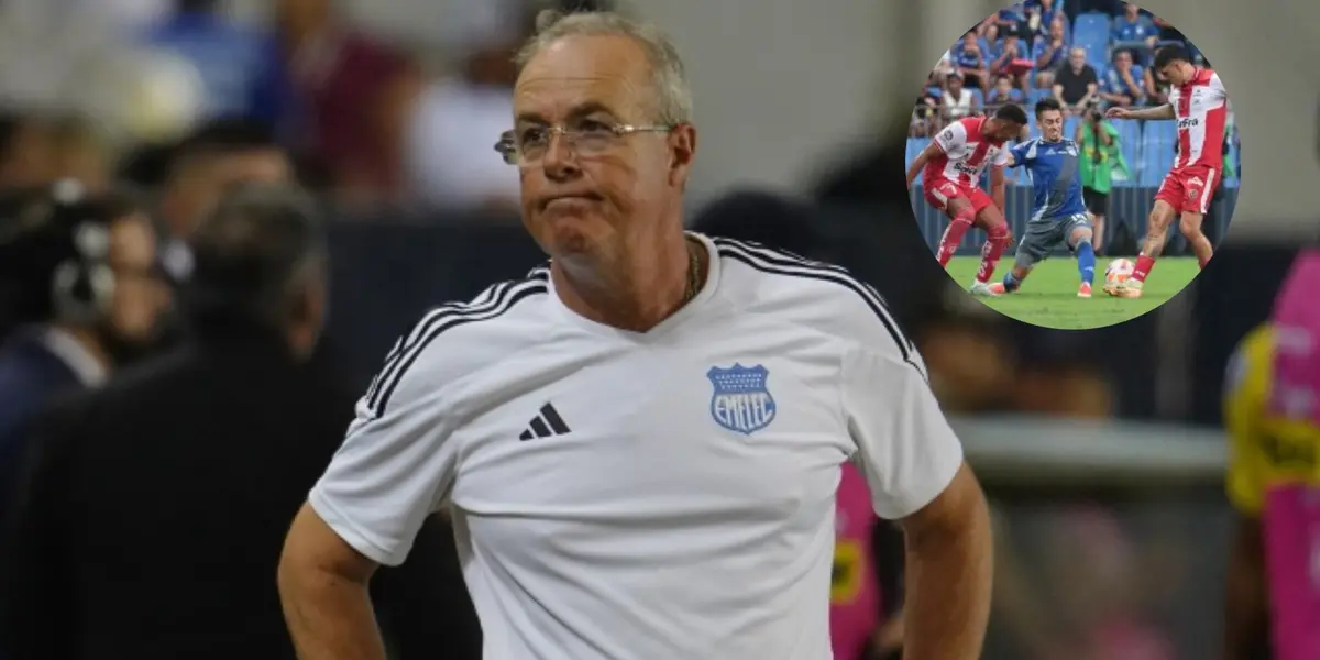 Emelec no dio una contra Técnico Universitario y la única idea que tuvo Jorge Célico para tratar de salvar el partido