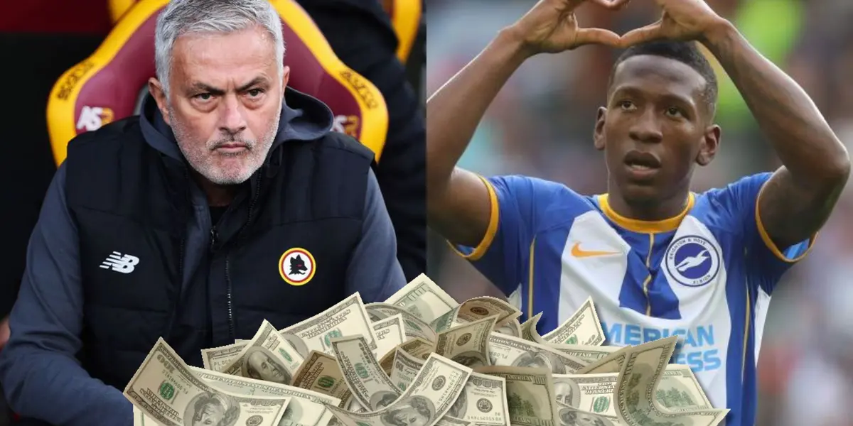 José Mourinho tras los pasos de Pervis Estupiñán, de acuerdo a información desde Italia. Su salario puede mejorar en AS Roma