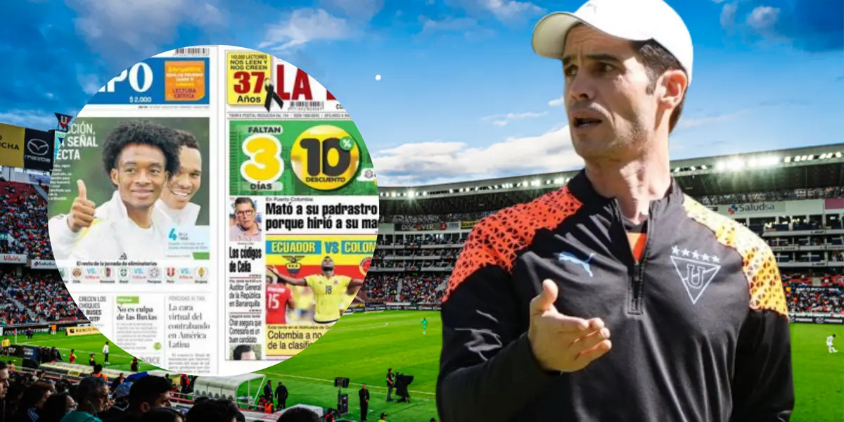 Josep Alcácer en el Estadio Rodrigo Paz Delgado (Foto tomada de: Liga de Quito)