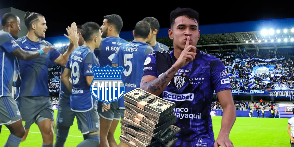 Ya cuesta más que toda la plantilla de Emelec, el nuevo valor de Kendry Páez
