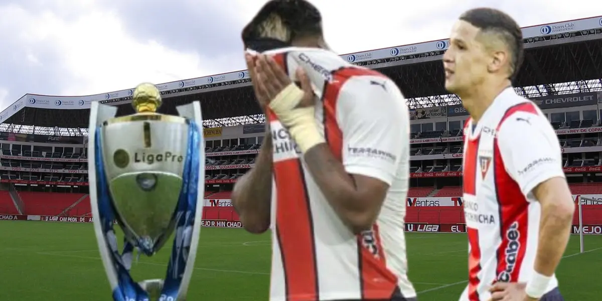 Jugadores Liga de Quito (Foto tomada de: Wikipedia/API/Liga Pro)