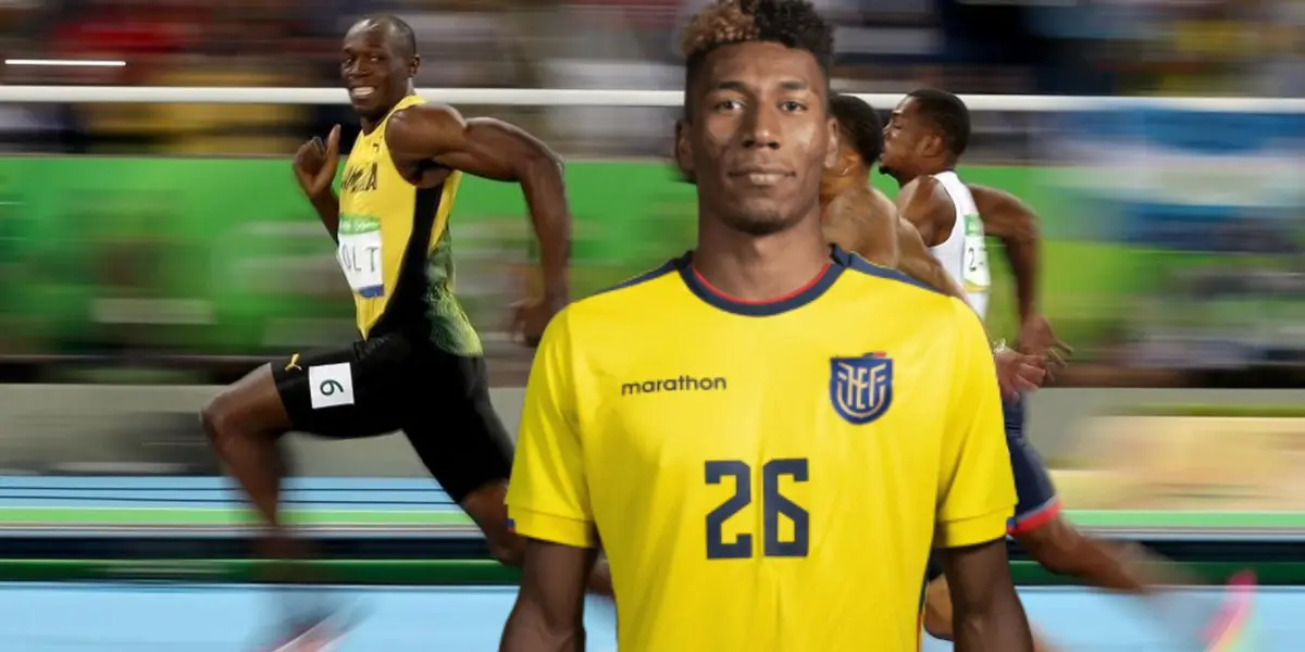 Kevin Rodríguez se pegó una carrera a lo Usain Bolt con Ecuador