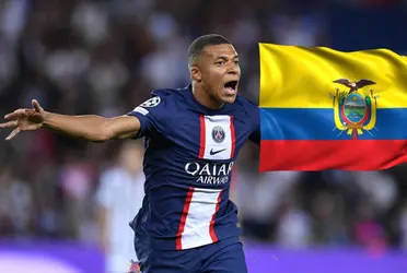 Kylian Mbappé hizo descender a un ecuatoriano 