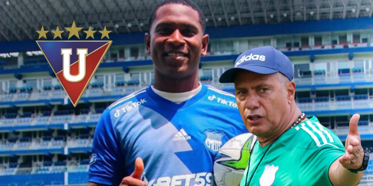 La gran noticia que le dio el delantero a Emelec, de cara al duelo ante Barcelona. 
