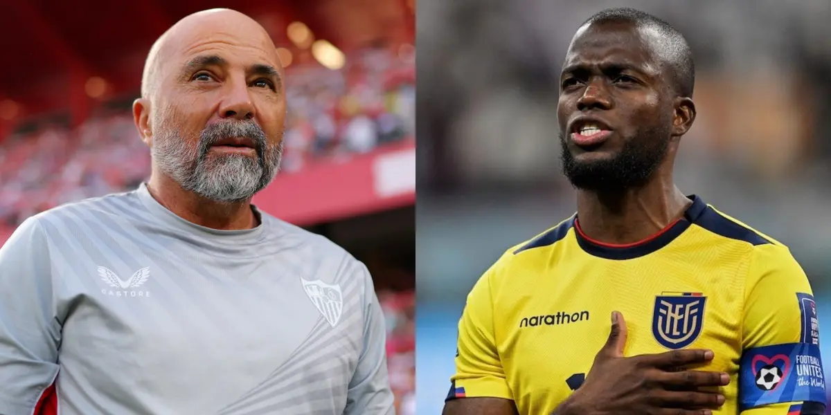 La reacción de Jorge Sampaoli cuando vio a Enner Valencia