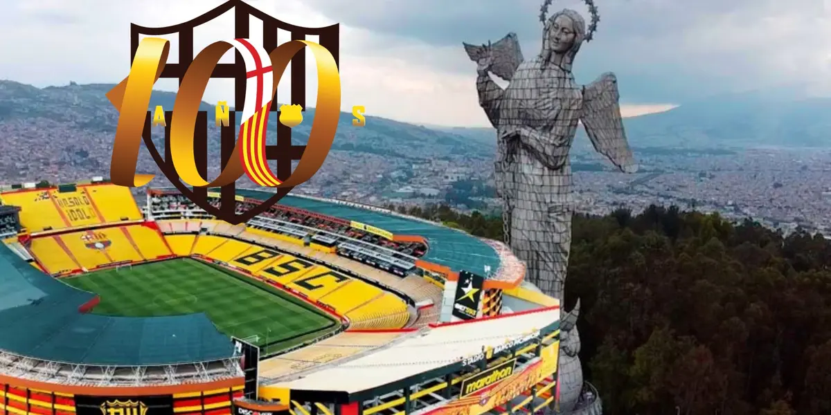 Mientras en Guayaquil no se llenó el estadio, así festejó Quito el centenario de BSC