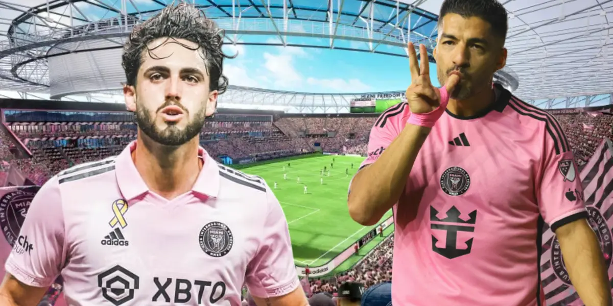 Leonardo Campana y Luis Suárez (Foto tomada de: Inter Miami/Transfermarkt/MLS)