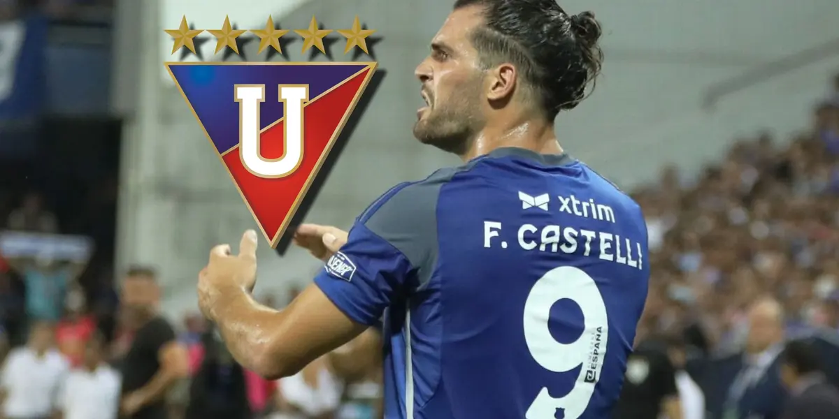 Mientras LDU le ganó a Emelec al último momento, mira en dónde apareció Facundo Castelli que les hizo falta