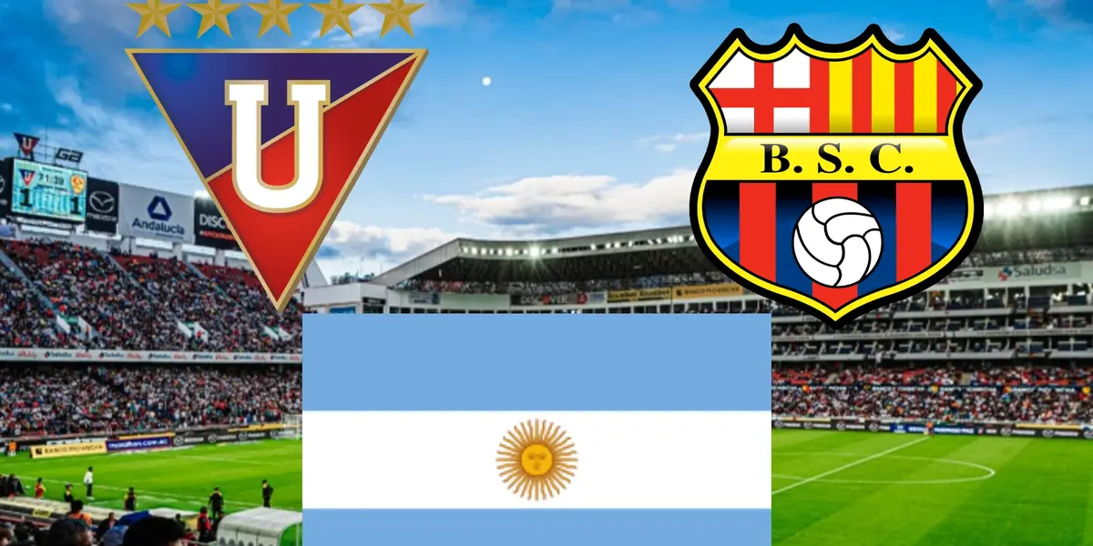 Dicen que no es clásico pero así resaltaron en Argentina el Liga vs Barcelona SC