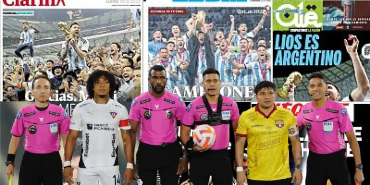 Mejor que en el Mundial de Clubes, así reaccionaron en Argentina a la cámara del árbitro en el LDU vs Barcelona SC