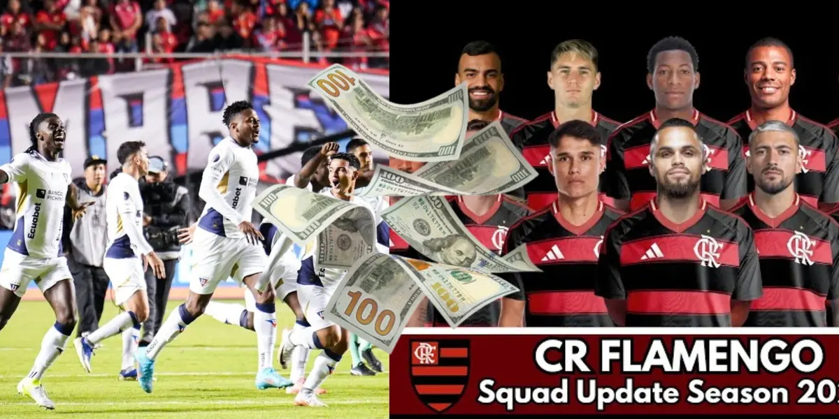 Mientras la plantilla de  Liga cuesta $21 millones, lo que cuesta la de Flamengo