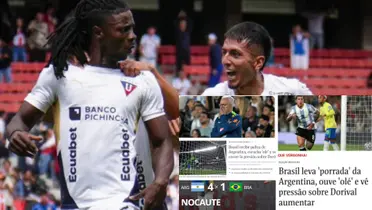 Liga de Quito y la prensa de Brasil 