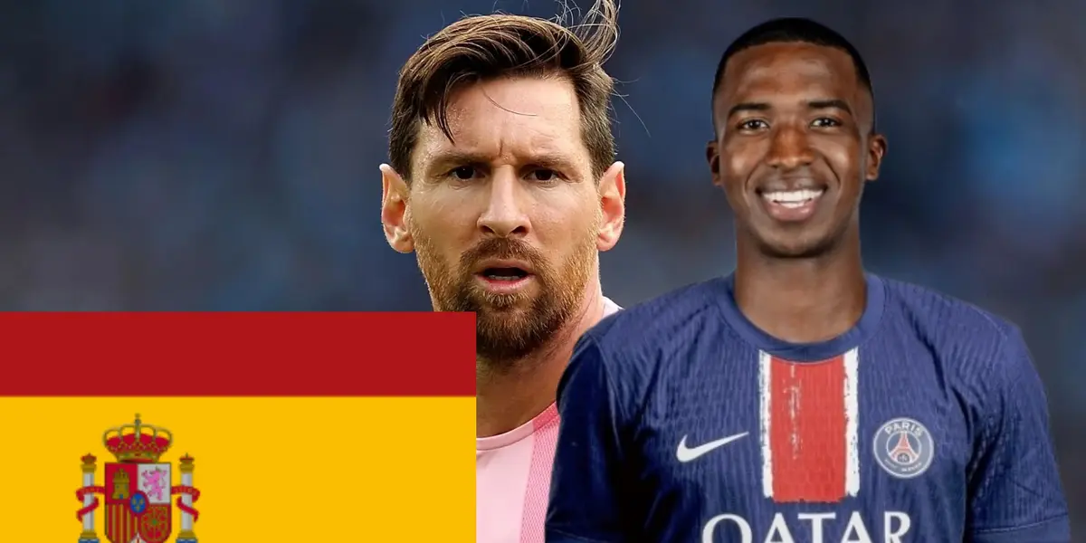 Todos querían ver a Messi y así terminaron elogiando en España a Willian Pacho 