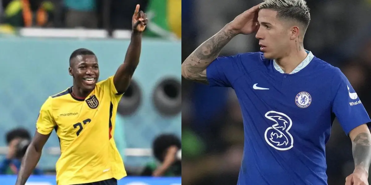 Lo que dijeron en Inglaterra sobre que Moisés Caicedo jugará con Enzo Fernández