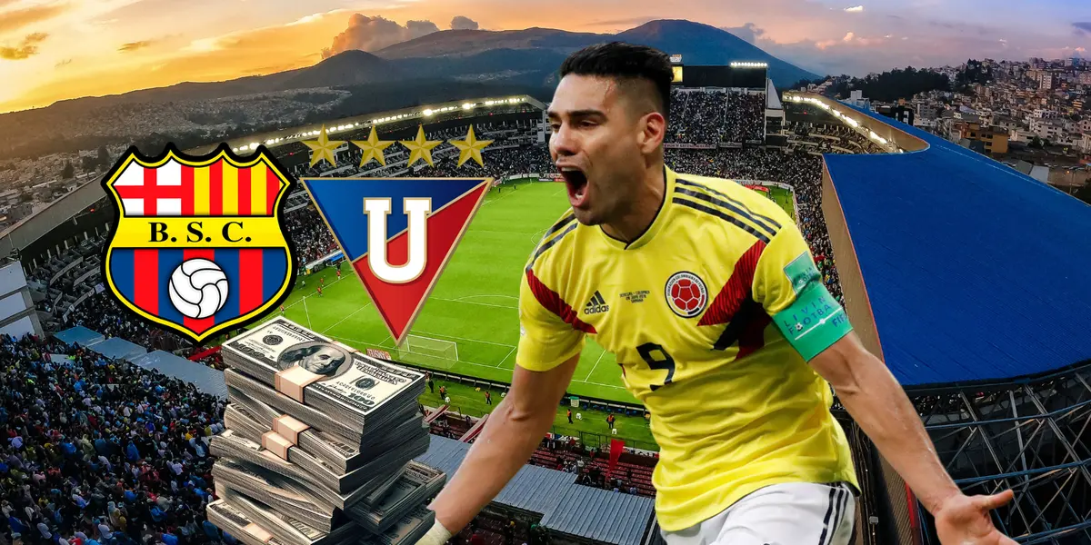 Lo que pagarían Liga de Quito o Barcelona SC para fichar a Radamel Falcao