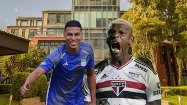 Luis Fernando Léon contento en la Universidad y Robert Arboleda enojado
