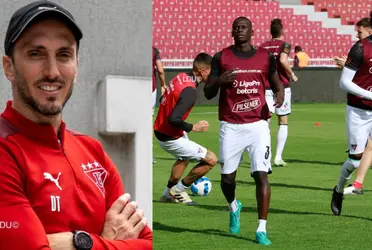 Luis Zubeldía está preparando el equipo en Liga de Quito y enfrentó a Cumbayá