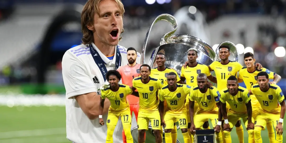 Luka Modric y la selección de Ecuador 