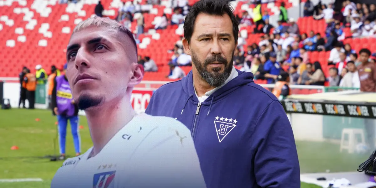 La gran apuesta de Vitamina,  así reaccionó la hincha de LDU a la titularidad de Melvin Diaz