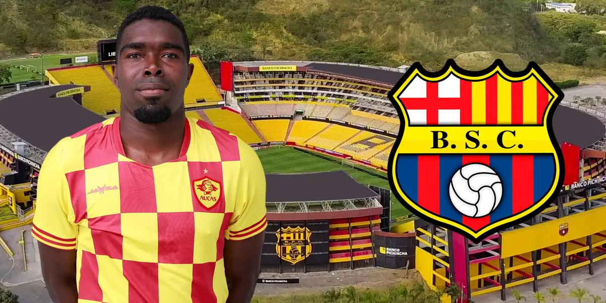 Michael Carcelén (Foto tomada de: Barcelona SC/Aucas/Wikipedia)