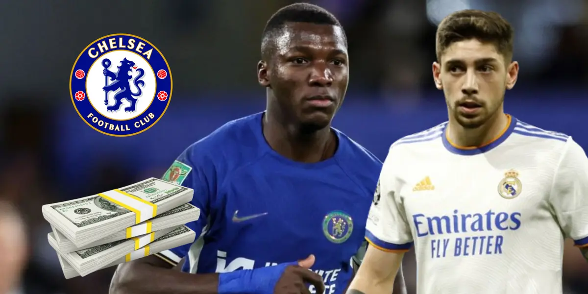 Mientras por Moisés Caicedo pagaron $146 millones, lo que ofrece el Chelsea por Fede Valverde