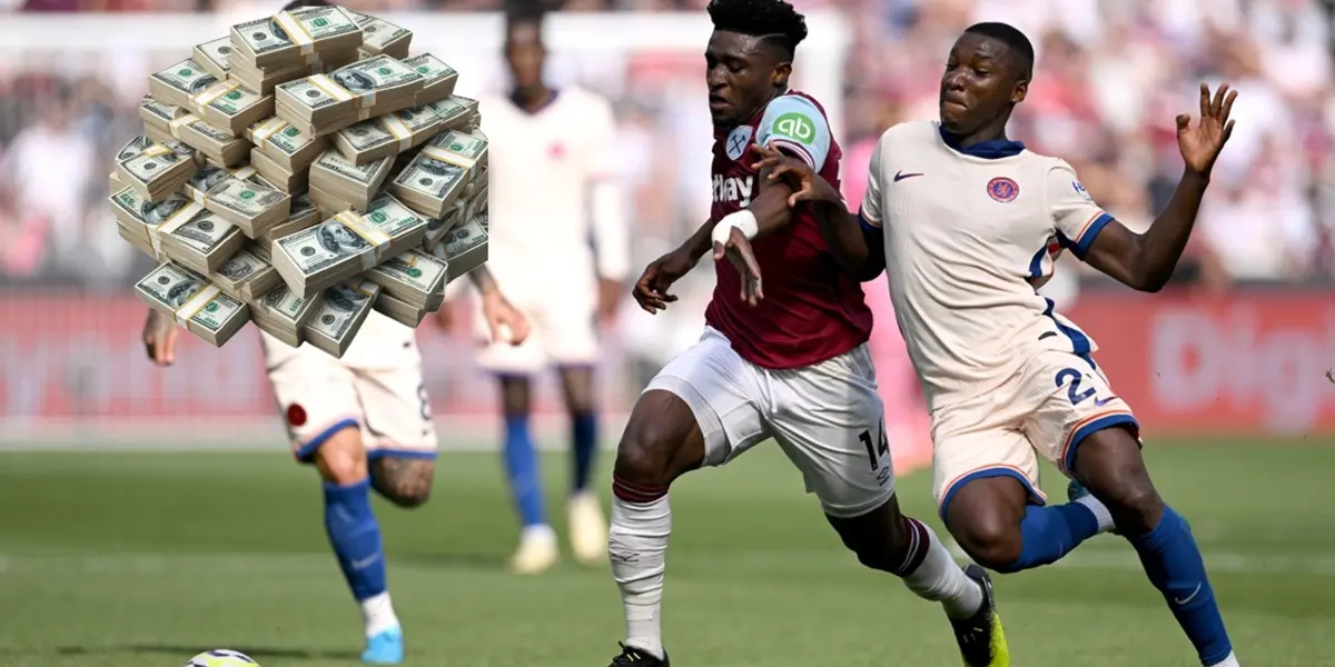 Moisés Caicedo contra West Ham  / Foto de: El Futbolero Ecuador
